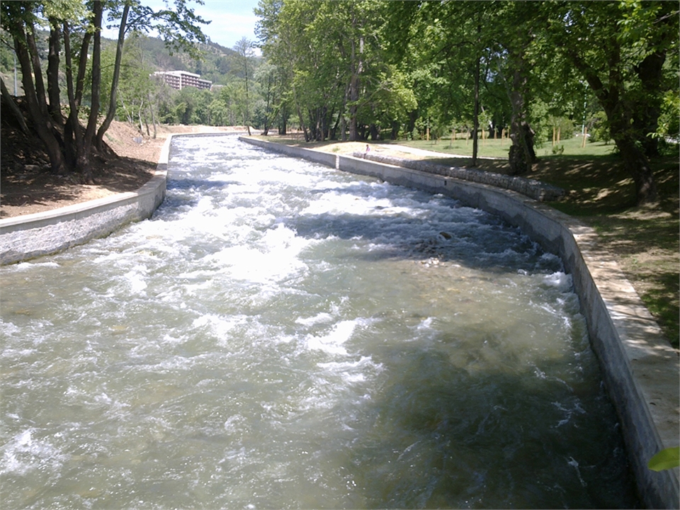 Correction of the Sandanska Bistritsa River, city of Sandansky